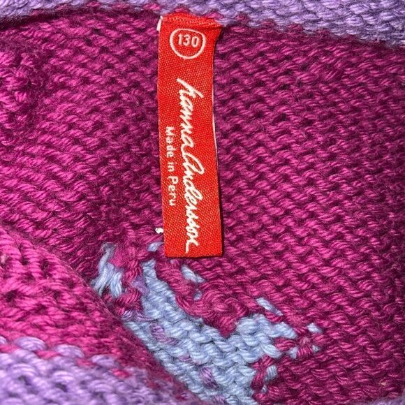 Hanna Andersson Pink and Purple Knit Sweater - Picture 5 of 6